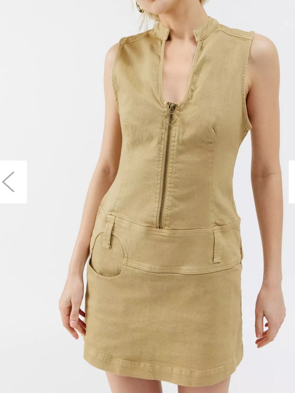 BDG Rowan Denim Zip up dress M